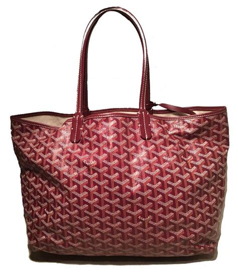 goyard bag maroon|goyard tote bags.